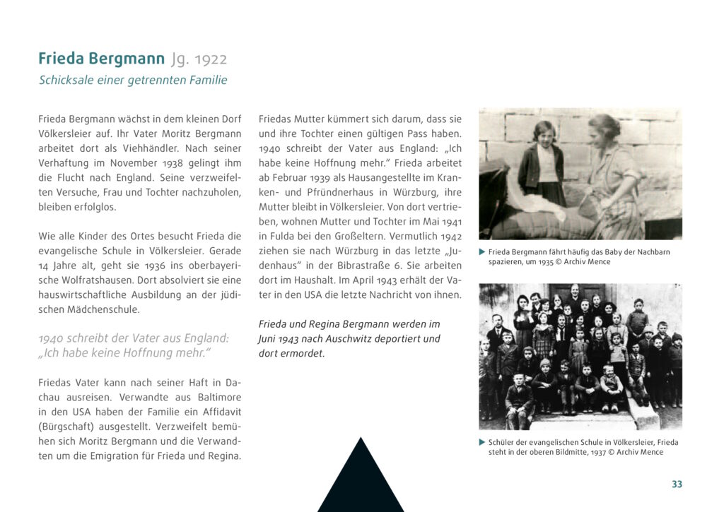 Ausstellungstext zu Frieda Bergmann