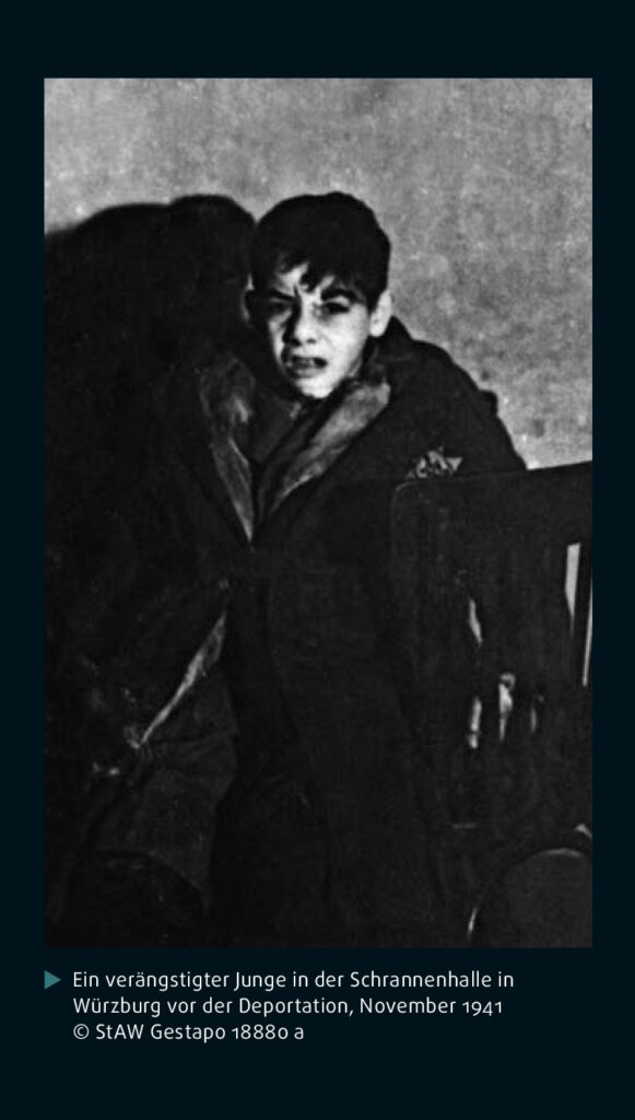 Ein verängstigter Junge bei der Deportation